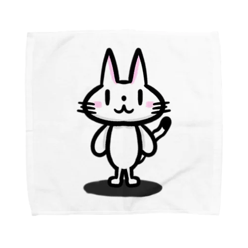 ゆるねこシンプル Towel Handkerchief