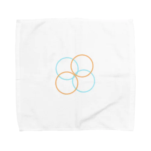 泡　オレンジ Towel Handkerchief