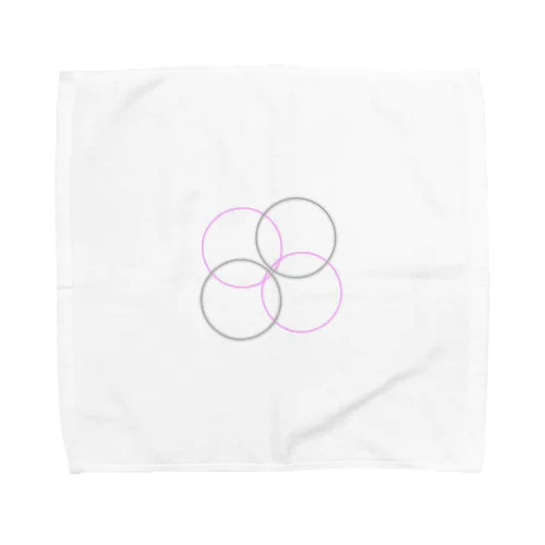 泡　ピンク Towel Handkerchief