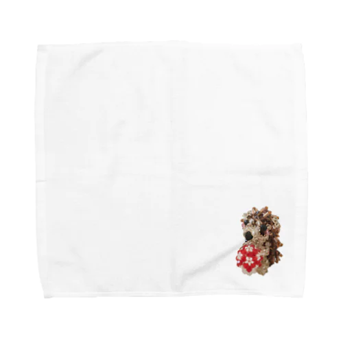 ビーズのハリネズミくん Towel Handkerchief