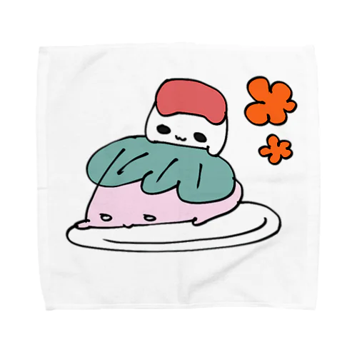 さくらおもちこちゃんとあんころもちよちゃん Towel Handkerchief