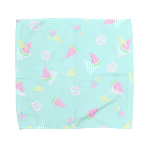 ふぁんし〜すいか（アイスつき） Towel Handkerchief