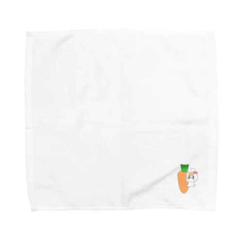 可愛すぎるうさぎとニンジン Towel Handkerchief