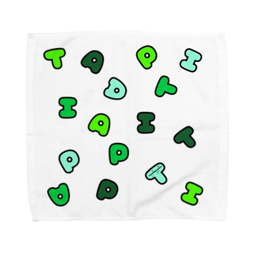 TAPI(緑) Towel Handkerchief