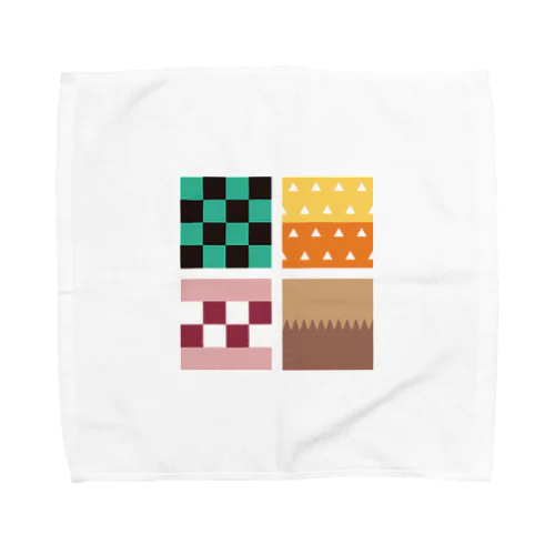 カラフルキューブ Towel Handkerchief
