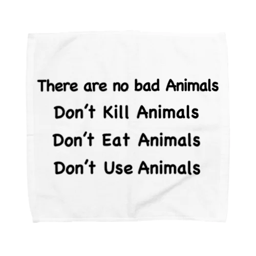 I love animals Towel Handkerchief
