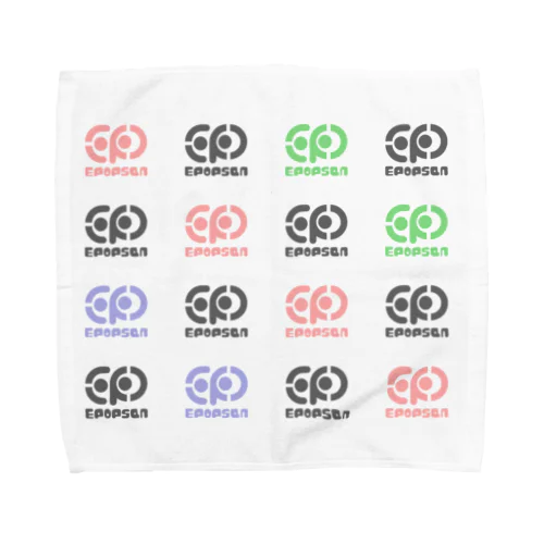 イポップサンロゴマークたくさん1 Towel Handkerchief