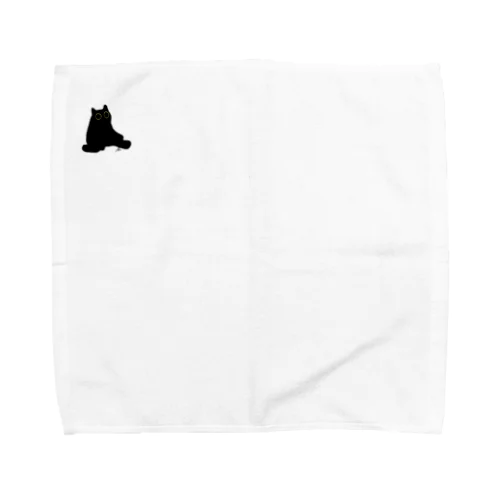 おやじ座り猫 Towel Handkerchief