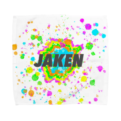 弾けろOKAYAMA-JAKEN- Towel Handkerchief