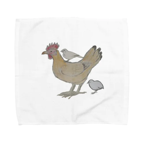 うちの鳥たち Towel Handkerchief