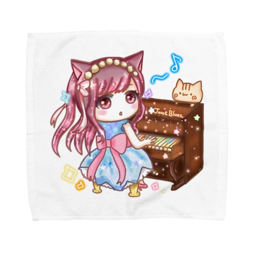 奏音(かのん)ちゃん・タオルハンカチ Towel Handkerchief