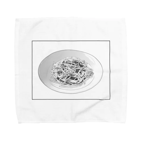 漫画背景風パスタ Towel Handkerchief