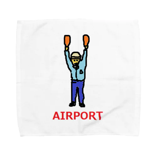 エアライン　エアポート　マーシャラー　空港　飛行機 Towel Handkerchief