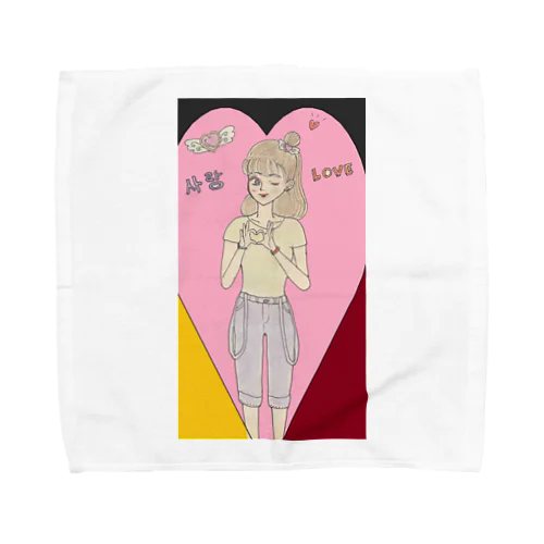 koria in love Towel Handkerchief