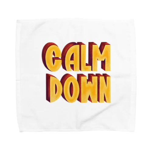 Calm down  Towel Handkerchief