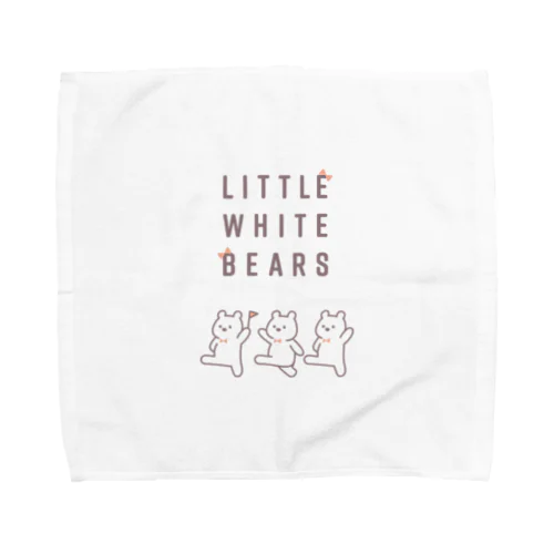 LITTLE WHITE BEARS(行進ver.） Towel Handkerchief