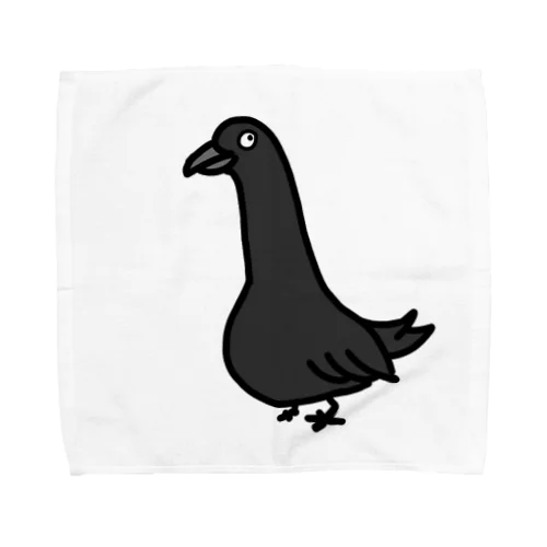 ハトカラス Towel Handkerchief