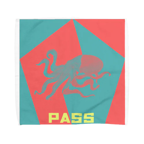 五角(合格)オクトパス（pass） Towel Handkerchief