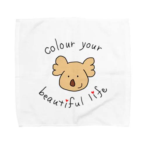 コアラのだいだい - colour - Towel Handkerchief