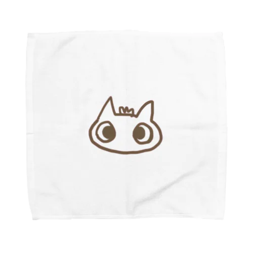 にゃんだべえ_寄り目 Towel Handkerchief