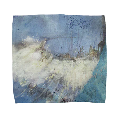 forest in blue Towel Handkerchief