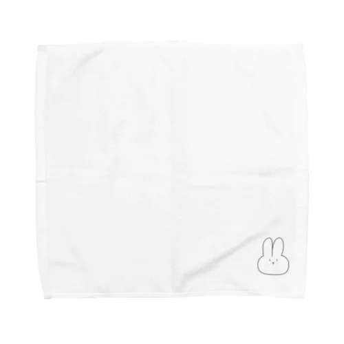 シンプルなうさぎ Towel Handkerchief