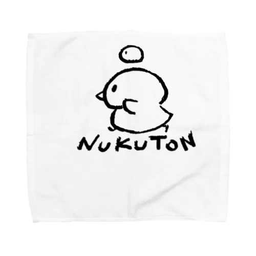 NUKUTONのロゴ入り Towel Handkerchief