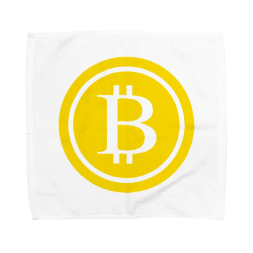 ビットコインのアイコン　硬貨　金貨 Towel Handkerchief