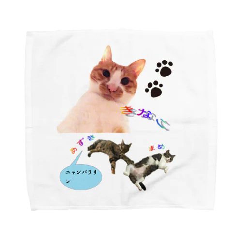 ラブ・おキャットs Towel Handkerchief