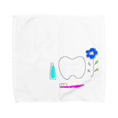 Tooth Tooth Towel Handkerchief