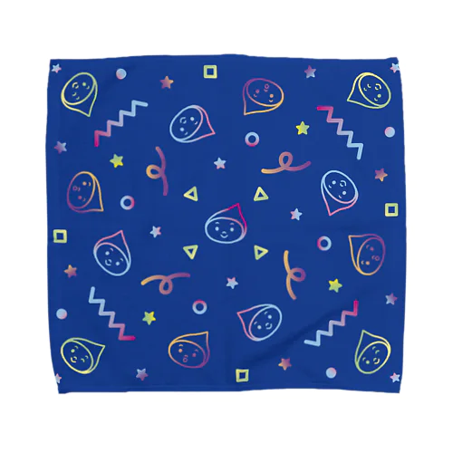 夜空のインキちゃん Towel Handkerchief