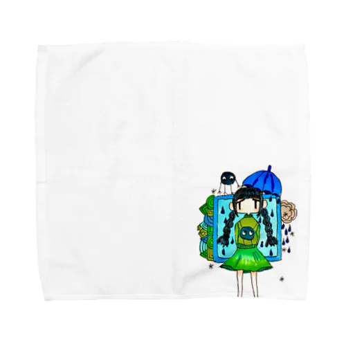 ネガティブちゃん Towel Handkerchief