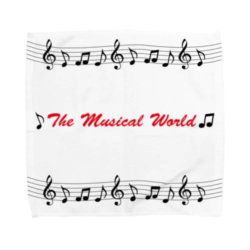 The Musical Worldーおんぷの世界ー タオルハンカチ