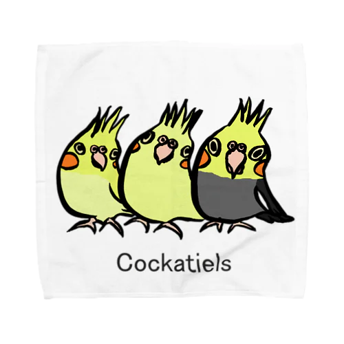 Cockatiels Towel Handkerchief