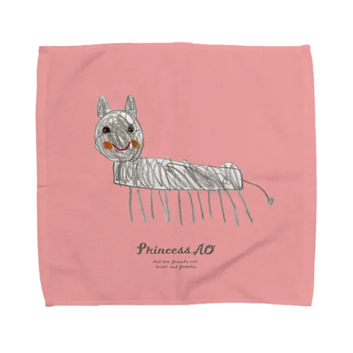 プリンセス ねこ Towel Handkerchief