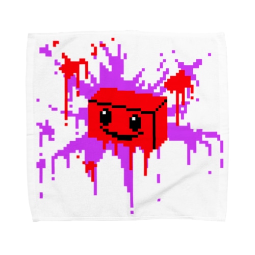 Dot.きゅーびっくん（Color1） Towel Handkerchief