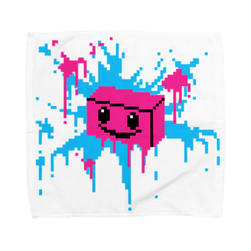 Dot.きゅーびっくん（Color2） Towel Handkerchief