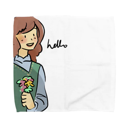 Hello　ハロー Towel Handkerchief