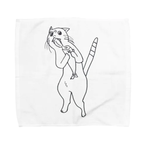 我が魚を食らうニャトゥルヌス Towel Handkerchief