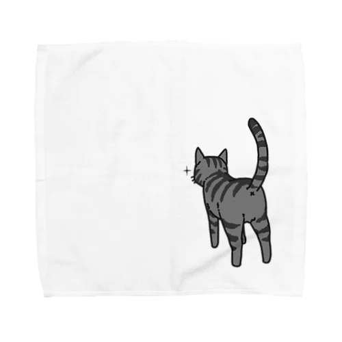 ねこけつ（サバトラ） Towel Handkerchief