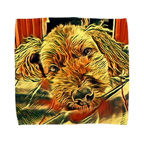 lovely dog Towel Handkerchief