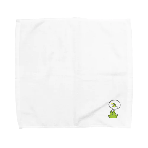 カエルはかえるがヘビーなへび Towel Handkerchief