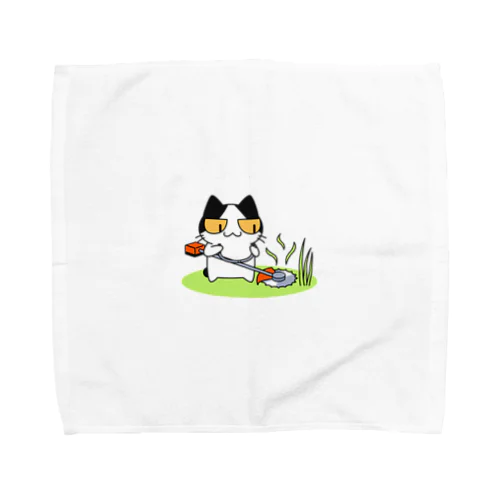草刈り猫 Towel Handkerchief
