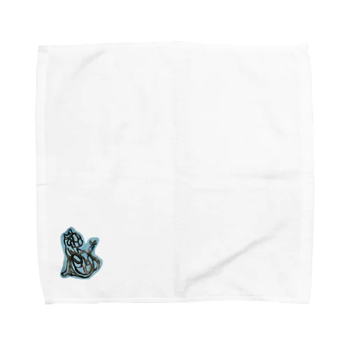 切り絵ねこ Towel Handkerchief