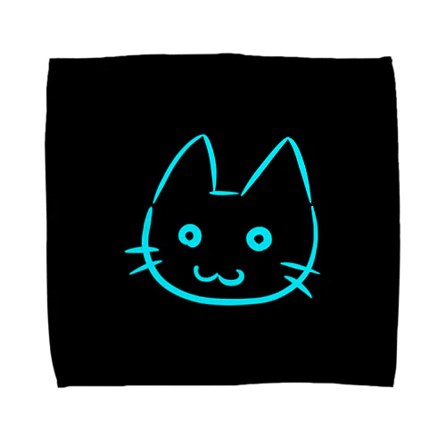 水色猫 Towel Handkerchief