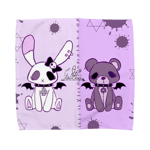 ャミ×ゥサギ🐇ャミ×ベァ🧸 Towel Handkerchief