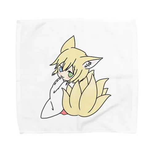 神狐の社(主)キャラグッズ Towel Handkerchief