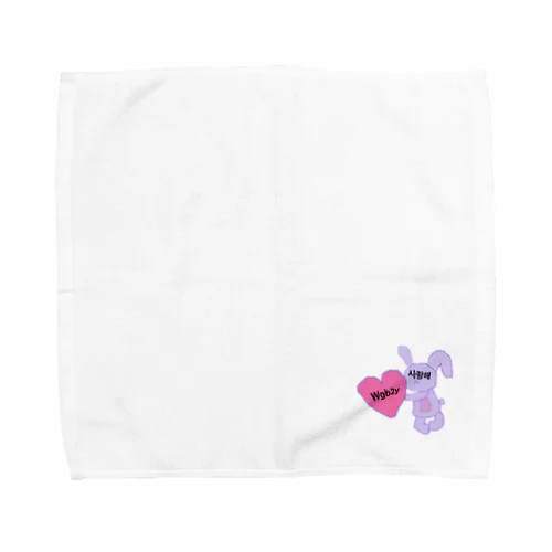 wgb2yラビット Towel Handkerchief