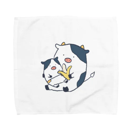 親子うし Towel Handkerchief