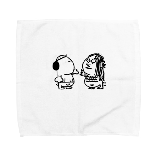 スヌーミン×アマビエ Towel Handkerchief